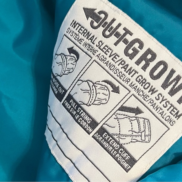 Columbia Outgrown Unisex Snow Bib Teal Snow Bib/ Snow Pants Size Large 14/16 - Picture 4 of 14